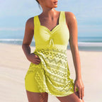 Women's Elegant One-Piece Swimsuit for a Flattering Summer Look