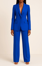 Women's Elegant Tailored Suit Set for Professional Chic