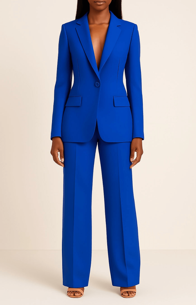 Women's Elegant Tailored Suit Set for Professional Chic