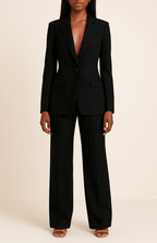 Women's Elegant Tailored Suit Set for Professional Chic