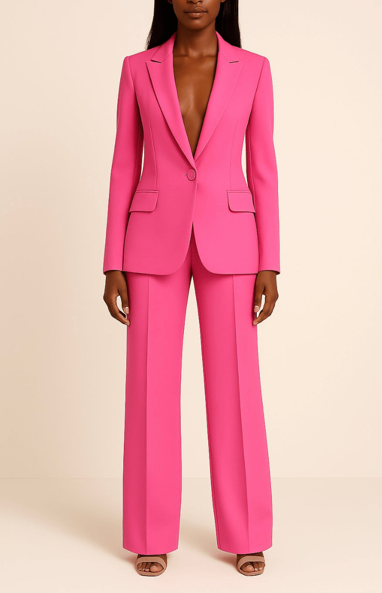 Women's Elegant Tailored Suit Set for Professional Chic