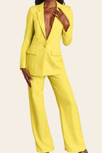 Women's Elegant Tailored Suit Set for Professional Chic