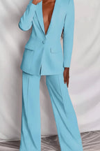 Women's Elegant Tailored Suit Set for Professional Chic