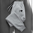 Women's Fitness Joggers with Adjustable Drawstring Waist and Side Pockets