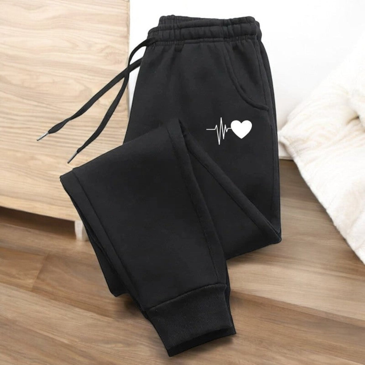 Women's Fitness Joggers with Adjustable Drawstring Waist and Side Pockets