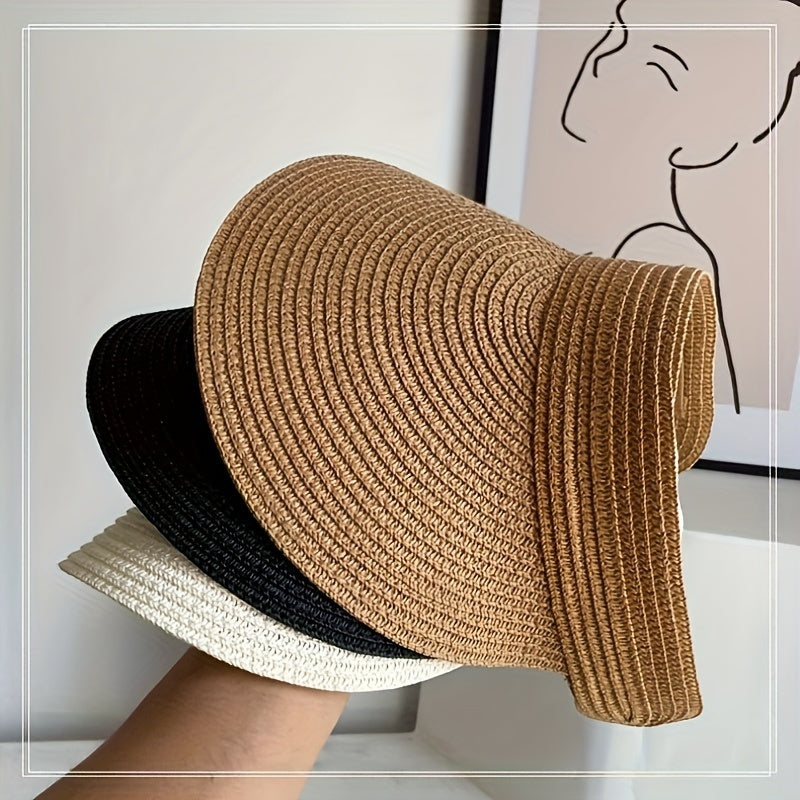Boneroshop | Women's Foldable Wide Brim Visor Hat