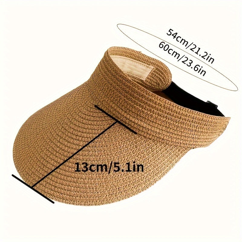 Boneroshop | Women's Foldable Wide Brim Visor Hat