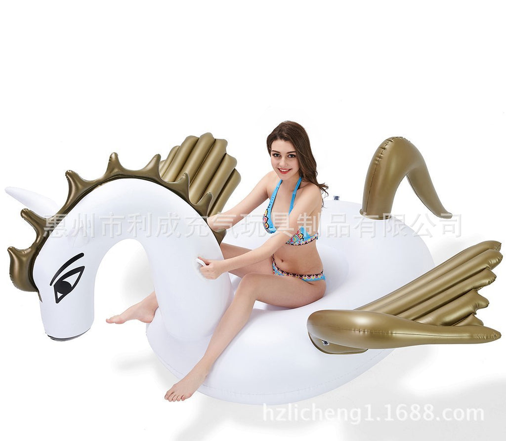 Women's Inflatable Unicorn Swimming Armchair