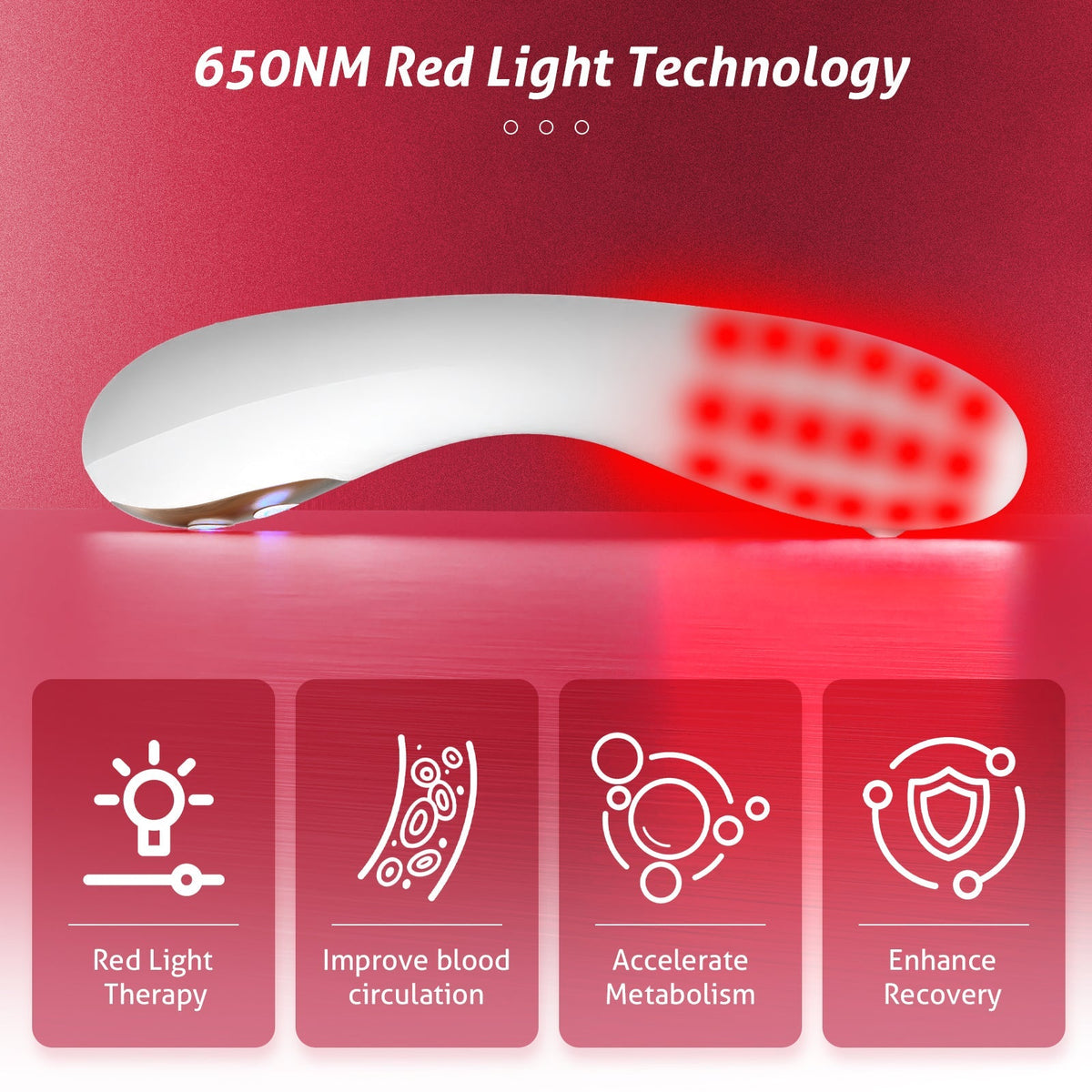 Women's Intimate Wellness Device — 630–660nm Red Light, 8 Levels