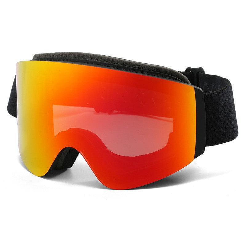 Women's Ski Goggles with Side Glare Protection and Anti-Fog Coating
