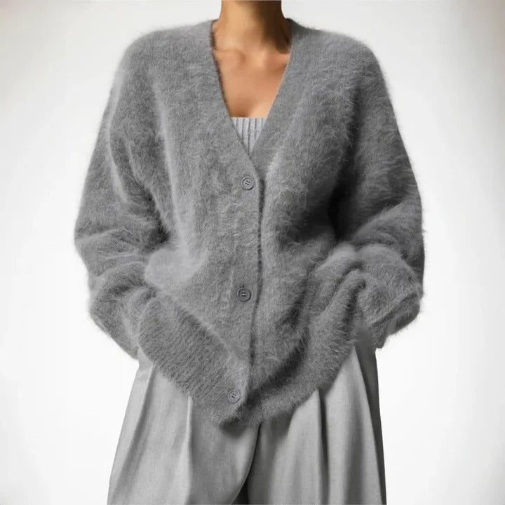 Women's Sweater in Cashmere Knit Fabric