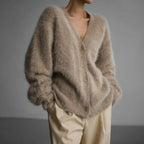 Women's Sweater in Cashmere Knit Fabric