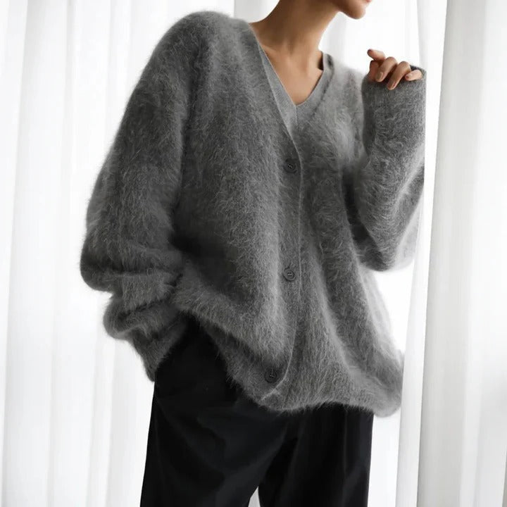 Women's Sweater in Cashmere Knit Fabric