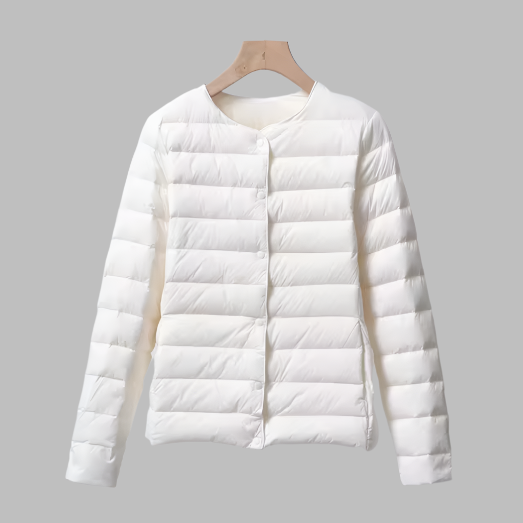 Women's Ultralight Collarless Puffer Jacket