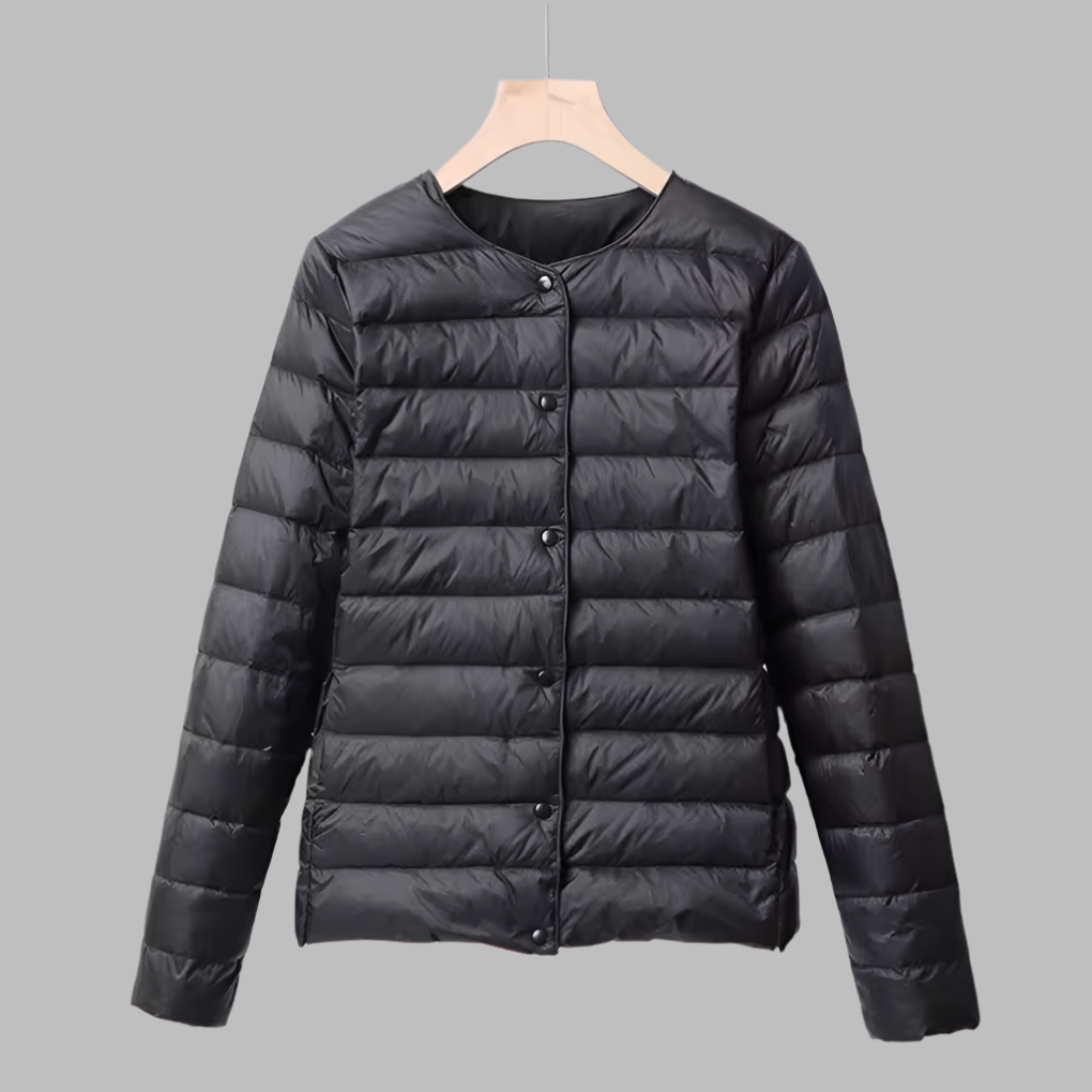 Women's Ultralight Collarless Puffer Jacket