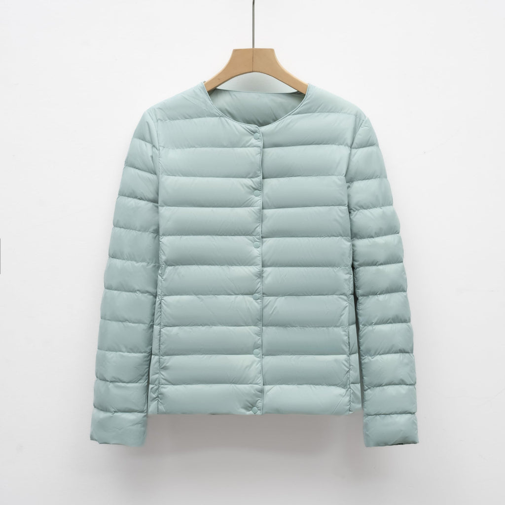 Women's Ultralight Collarless Puffer Jacket