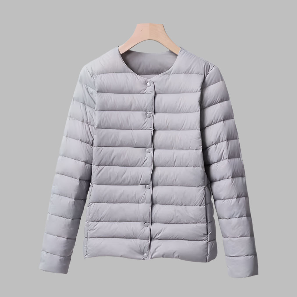 Women's Ultralight Collarless Puffer Jacket