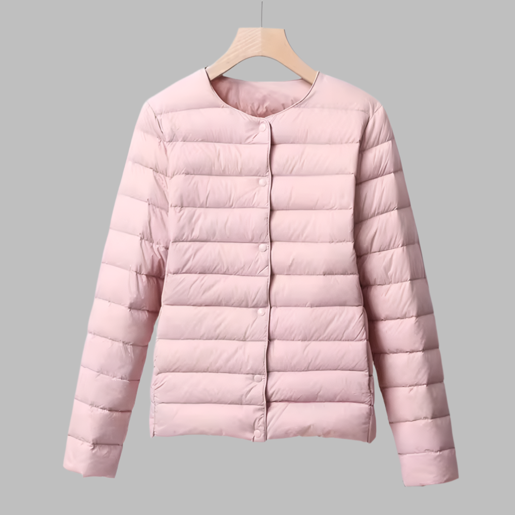 Women's Ultralight Collarless Puffer Jacket