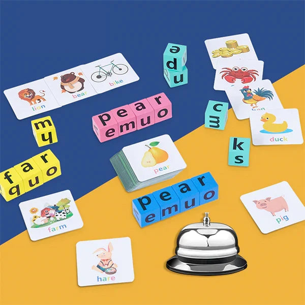 Wooden Alphabet Spelling Game for Kids