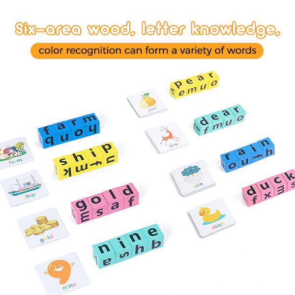 Wooden Alphabet Spelling Game for Kids