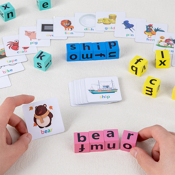 Wooden Alphabet Spelling Game for Kids