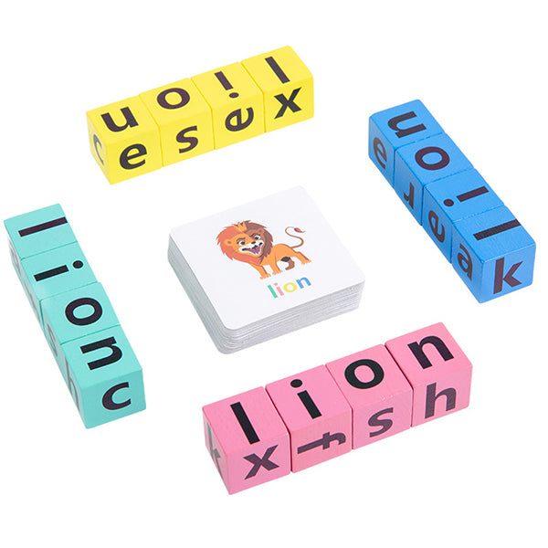 Wooden Alphabet Spelling Game for Kids