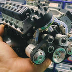 Working Engine Model Kit, Visible Combustion Strokes, Machined Metal