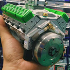 Working Engine Model Kit, Visible Combustion Strokes, Machined Metal