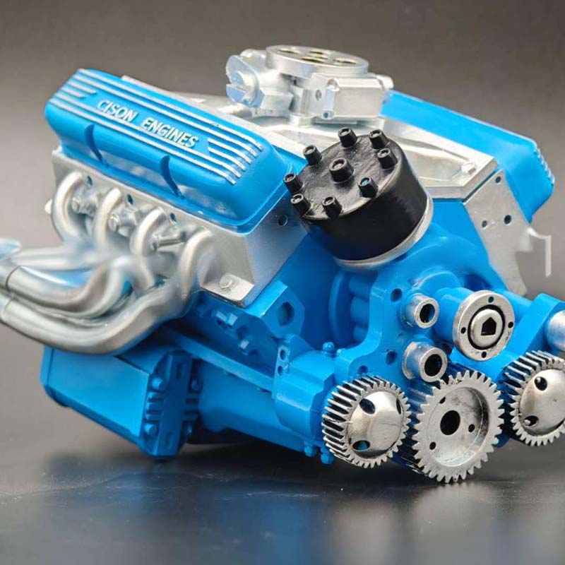 Working Engine Model Kit, Visible Combustion Strokes, Machined Metal
