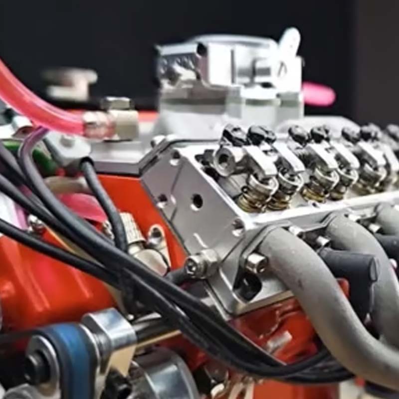 Working Engine Model Kit, Visible Combustion Strokes, Machined Metal