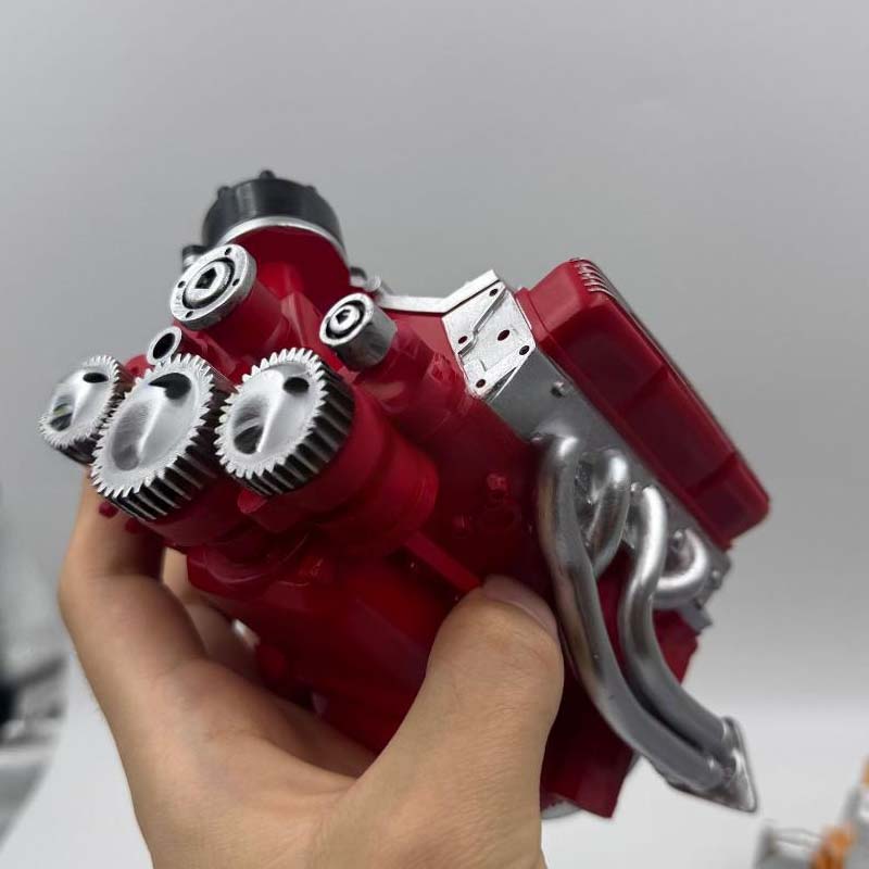 Working Engine Model Kit, Visible Combustion Strokes, Machined Metal