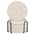 Woven Whirl Coaster Set – 8 Pieces