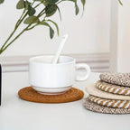 Woven Whirl Coaster Set – 8 Pieces