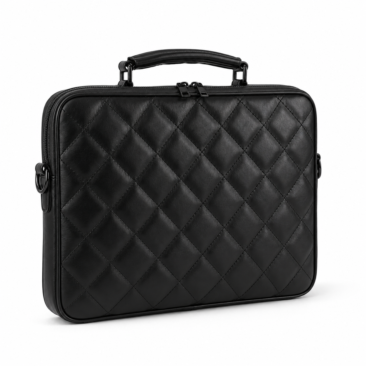 Side view with detachable shoulder strap