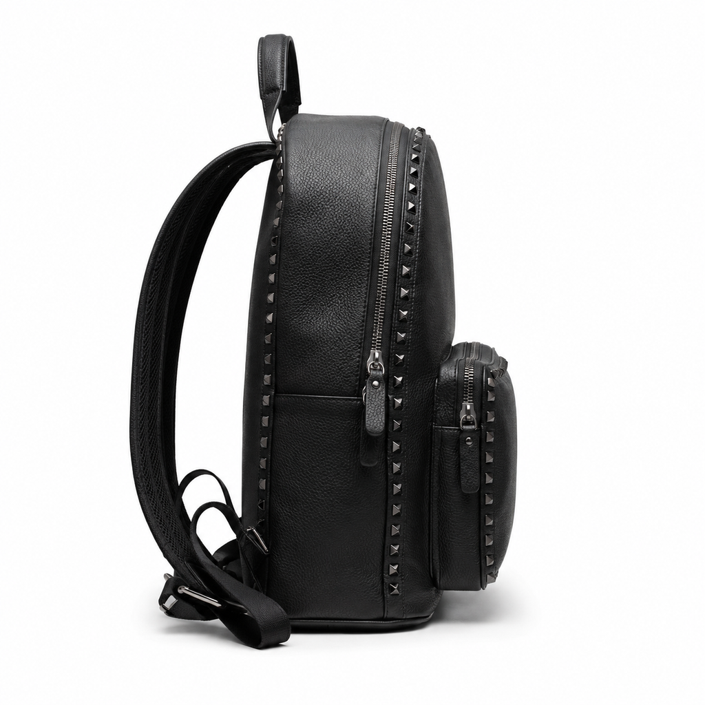 Back view of backpack with adjustable straps