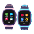 BONEROSHOP children's 4G GPS smart watch shown in three colour options.