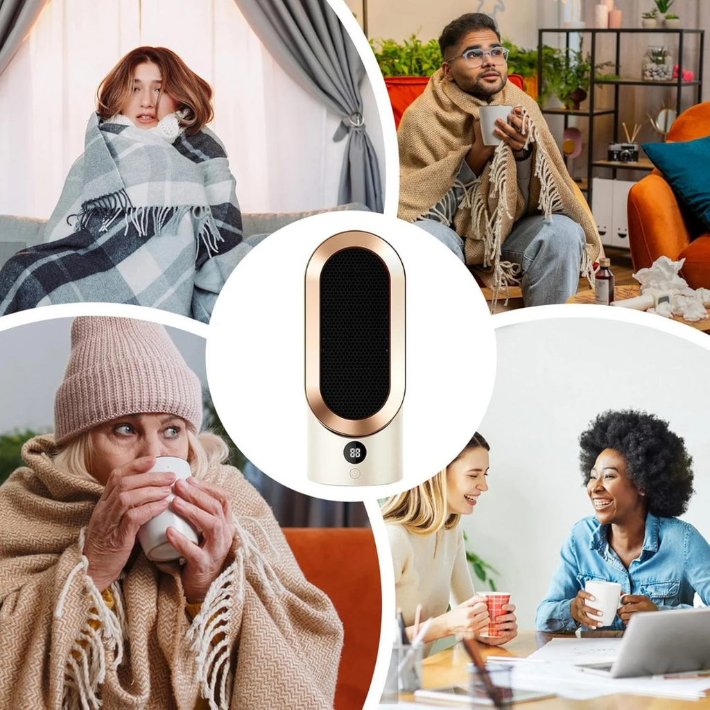 HogarCalido Pro portable electric heater delivering maximum warmth with minimal electricity consumption