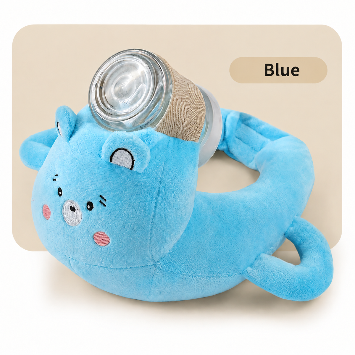 Self-Feeding Baby Bottle Cushion – Hands-Free Support Pillow