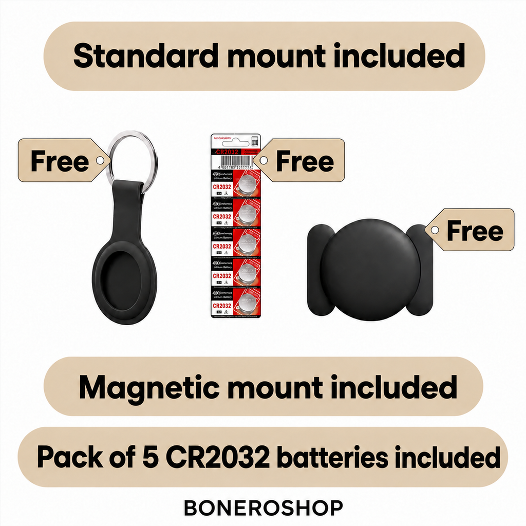 Subscription-Free GPS Pet Tracker – Worldwide Location Monitoring via Apple & Android Find My