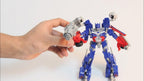Optimus Bumblebee transforming action figure toy size comparison