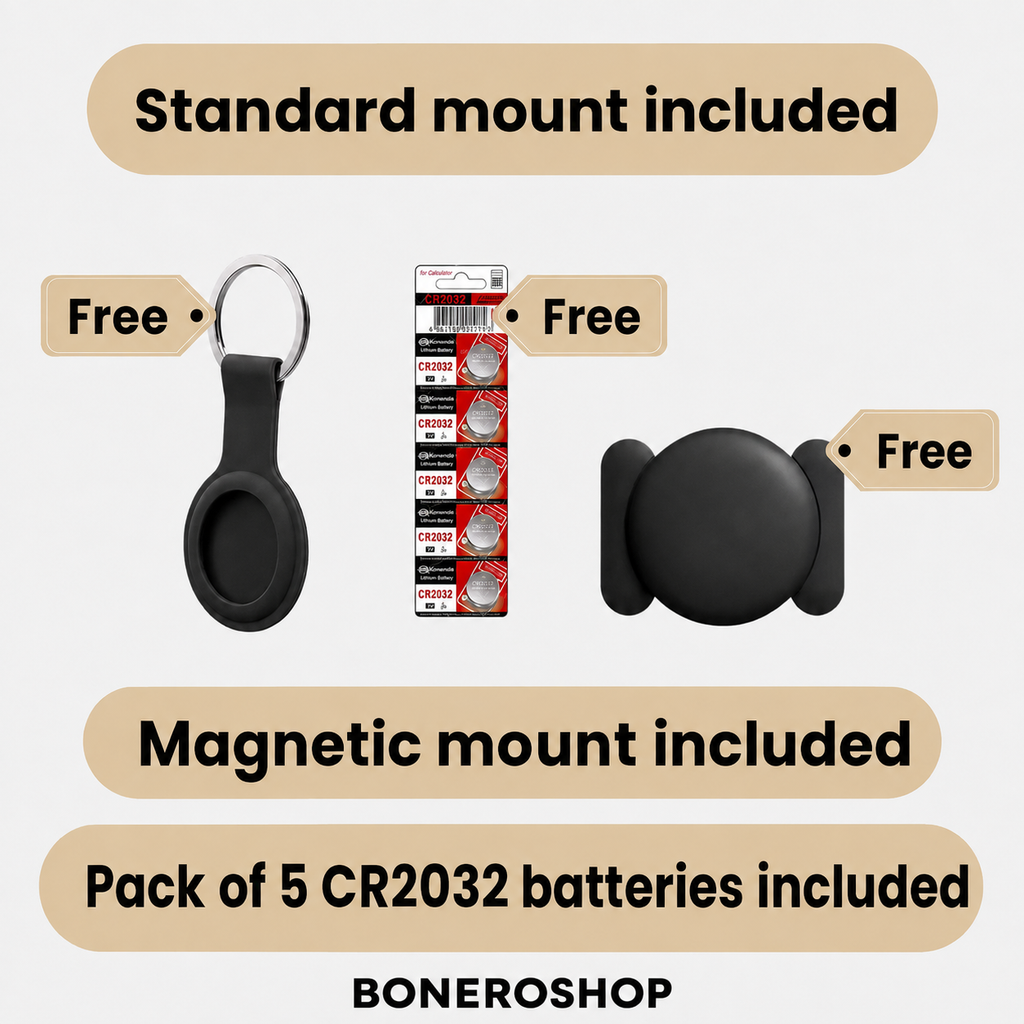 GPS tracker with worldwide coverage through Apple and Google Find My crowdsourced network