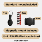GPS tracker with worldwide coverage through Apple and Google Find My crowdsourced network
