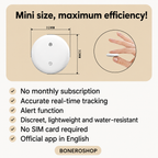 GPS Tracker for Elderly – No Monthly Fees – Works with iPhone & Android