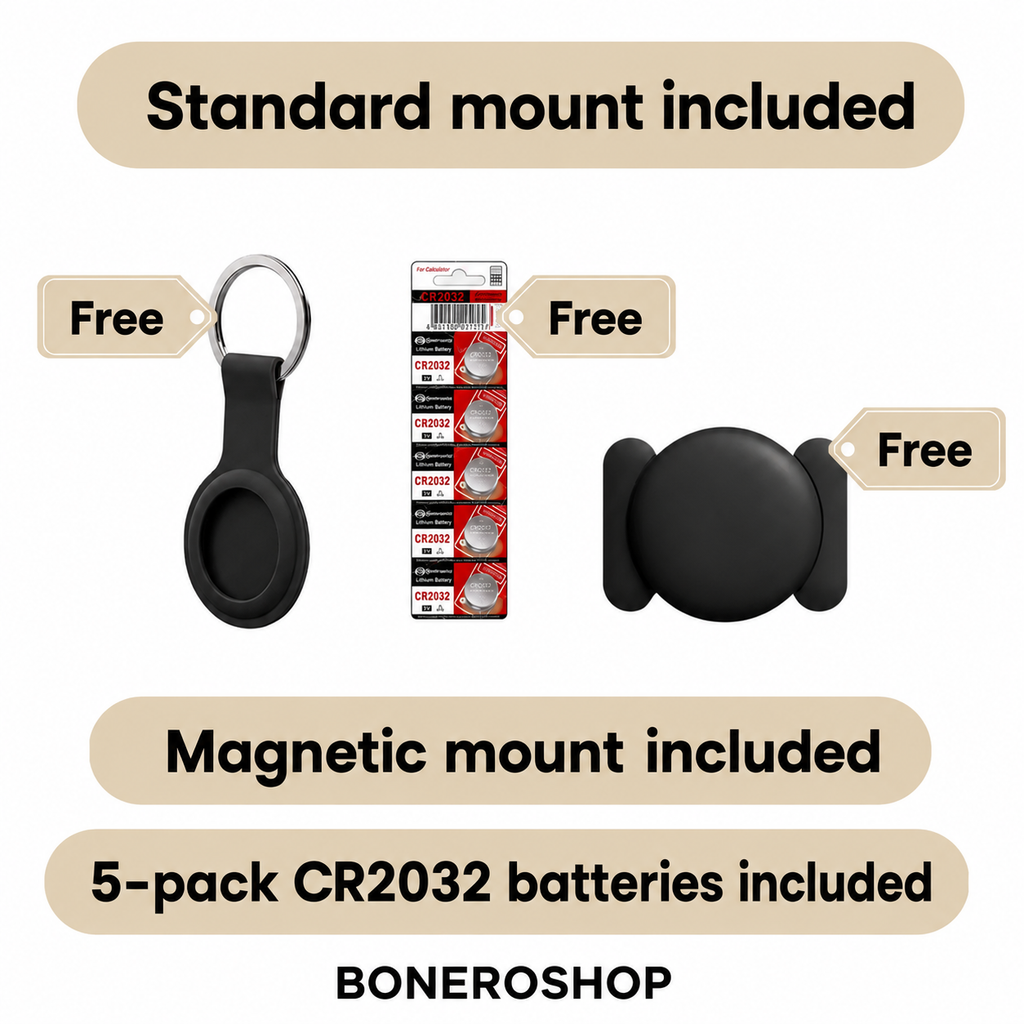 Compact GPS Pet Tracker – Worldwide Location Tracking via Apple & Android Find My – Zero Subscription Costs