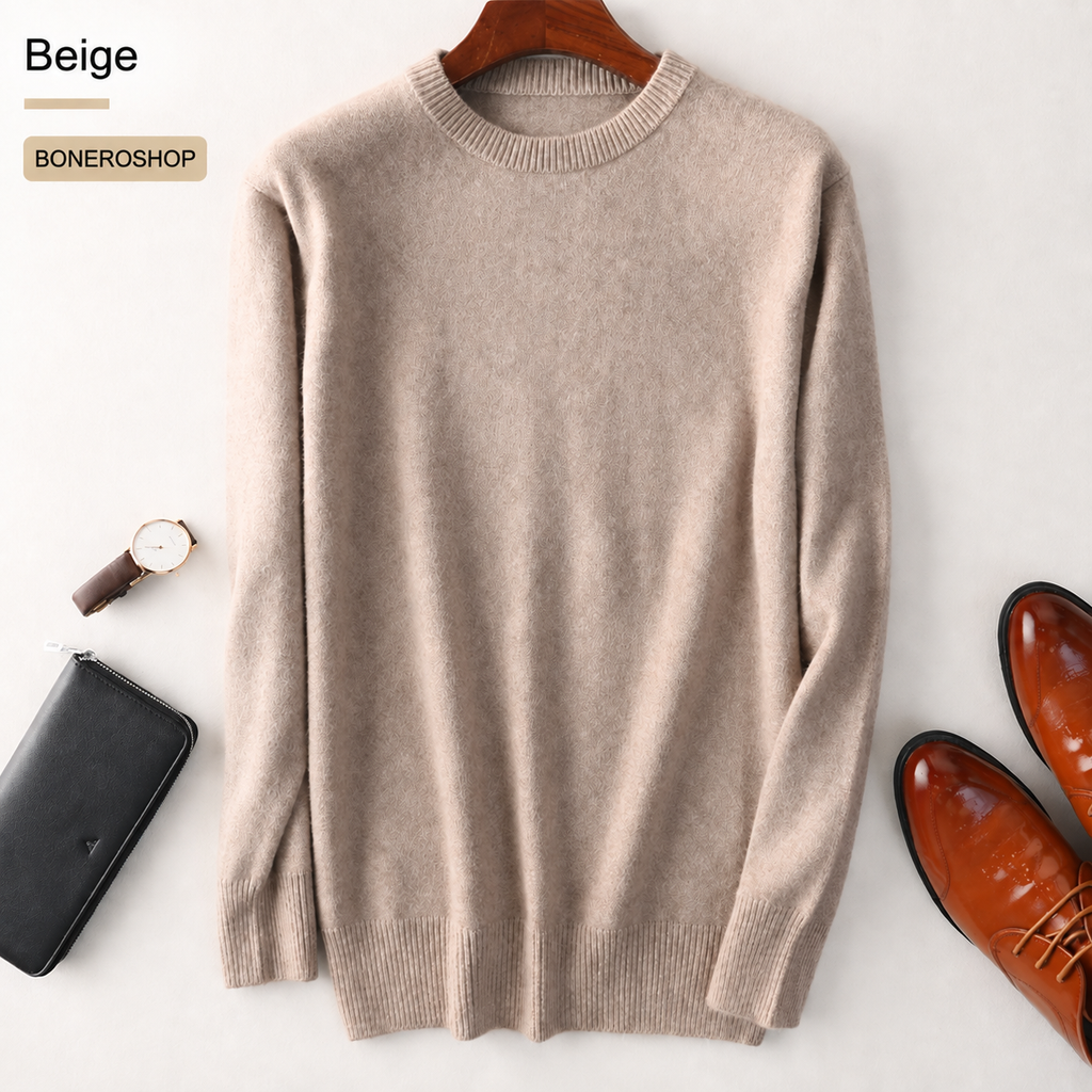 Men's Premium Cashmere Jumper – Elegance and Comfort