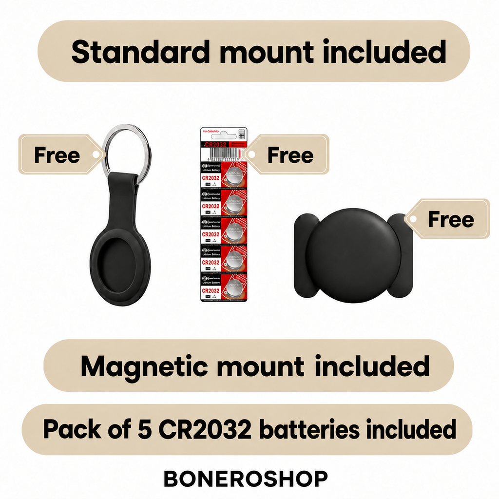 Compact GPS Pet Tracker – Worldwide Location Tracking via Apple & Android Find My – Zero Subscription Costs