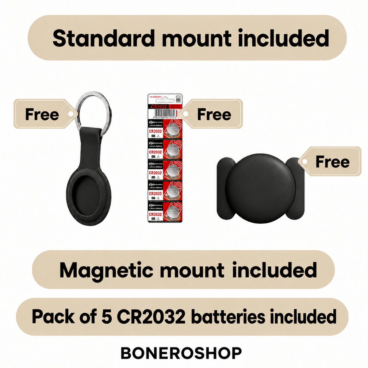 Compact GPS Pet Tracker – Worldwide Location Tracking via Apple & Android Find My – Zero Subscription Costs
