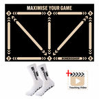 Football Pro Training Mat folded and packaged ready for delivery