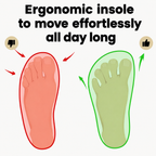 Orthofit trainers in grey-pink colourway, full product view