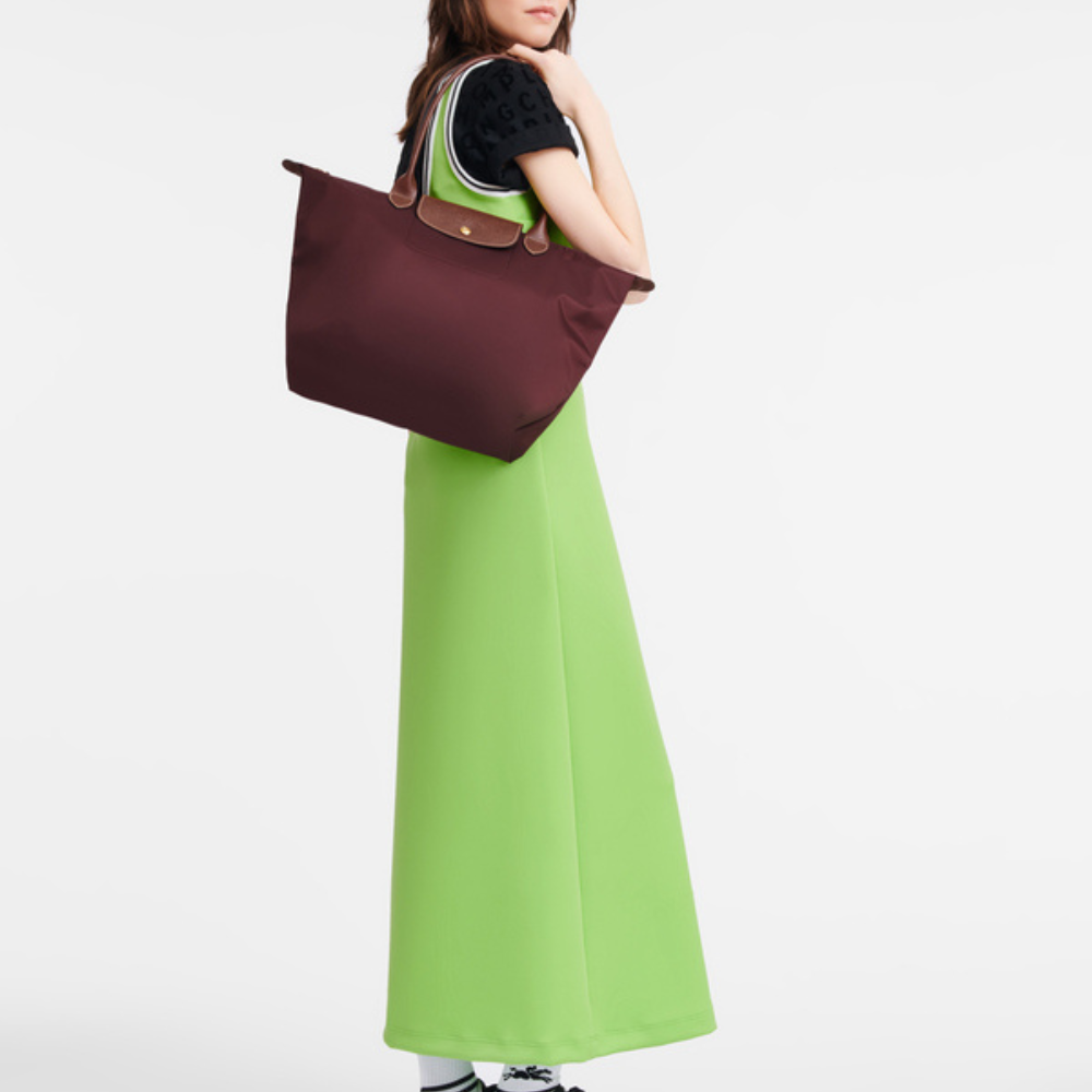 Longchanp Le Pliage bag folded for compact storage